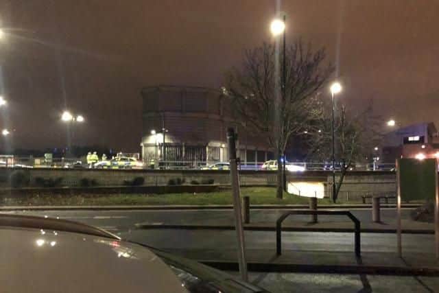 Man fighting for life after crash in Sheffield city centre