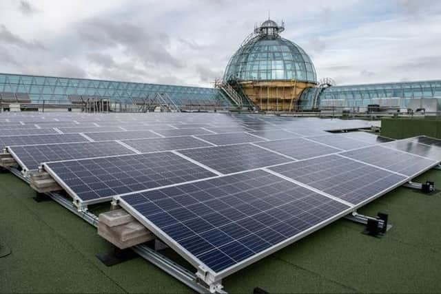 Meadowhall's solar panels