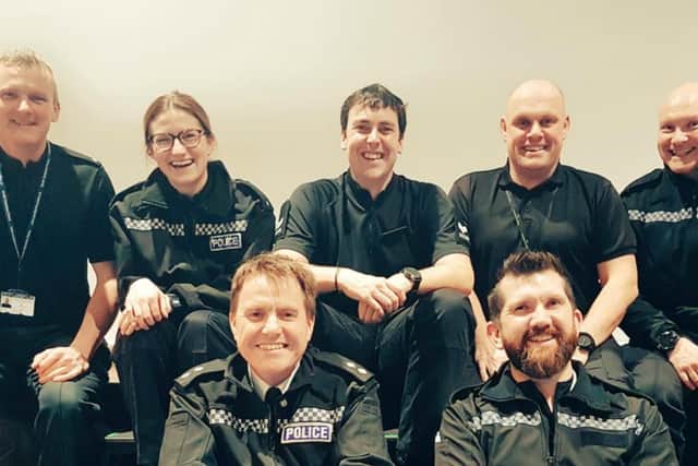 PC Libby Bettney with fellow members of the Sheffield Central and North West Neighbourhood Policing Team leading the crackdown on spice abuse
