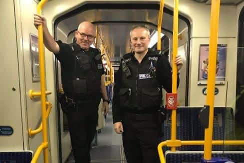 Police officers were recently deployed to the Herdings Park tram terminus to deal with nuisance youths