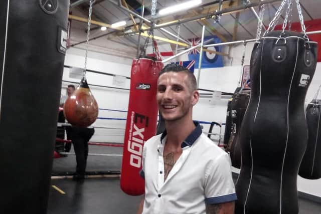 Ross Burkinshaw at his gym