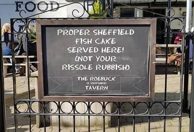 Hilarious sign outside The Roebuck - Credit: Martin Poole