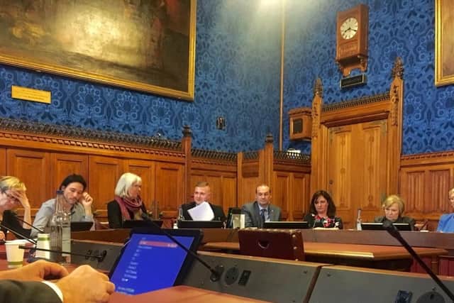 The meeting of the All-Party Parliamentary Group on Modern Languages in which the importance of foreign exchange visits was discussed