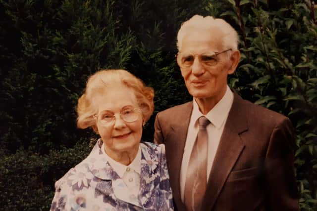 Gilbert with wife Marguerite.