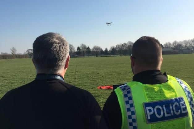 Police get to grips with the new drones