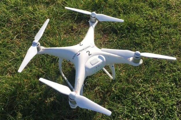 One of the drones which will be used by South Yorkshire Police