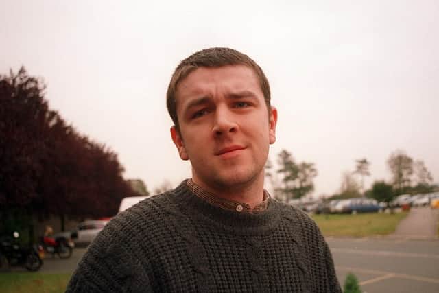 Graffiti artist Simon Sunderland in 1996..