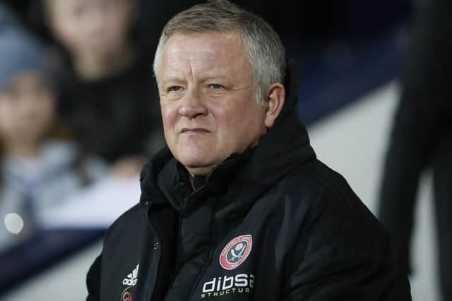 Chris Wilder, the manager of Sheffield United: Simon Bellis/Sportimage