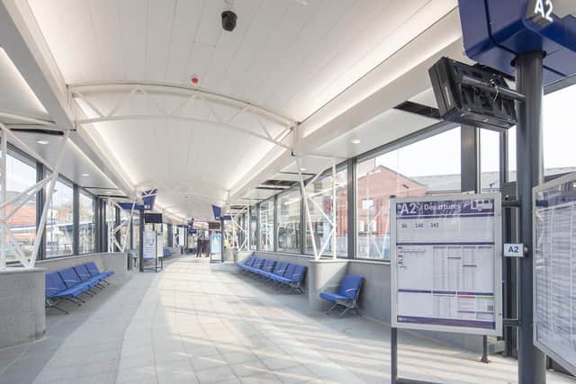 The newly refurbished platform.