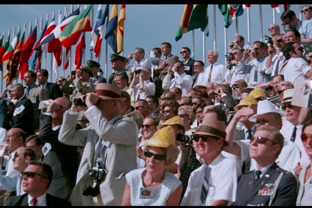 Spectators watch the launch of the Apollo 11 moon landing mission (courtesy of NEON CNN FILMS)