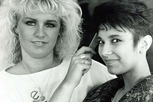 Hairdressing - Lauren Wild of Sheffield, May 1990