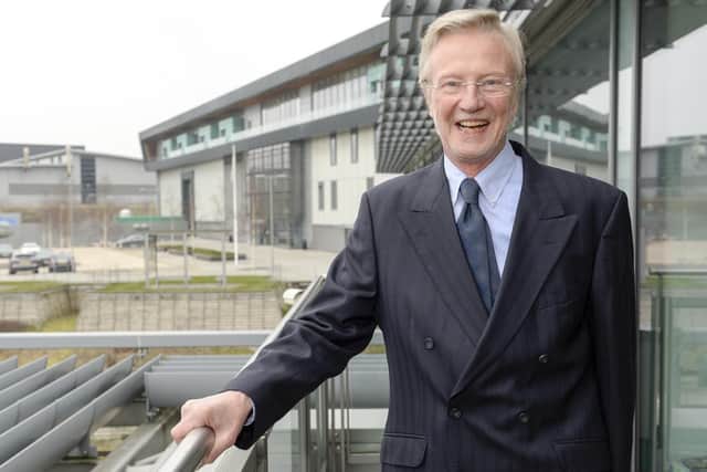 Alan Wood, former Siemens plc chief executive at the AMRC.