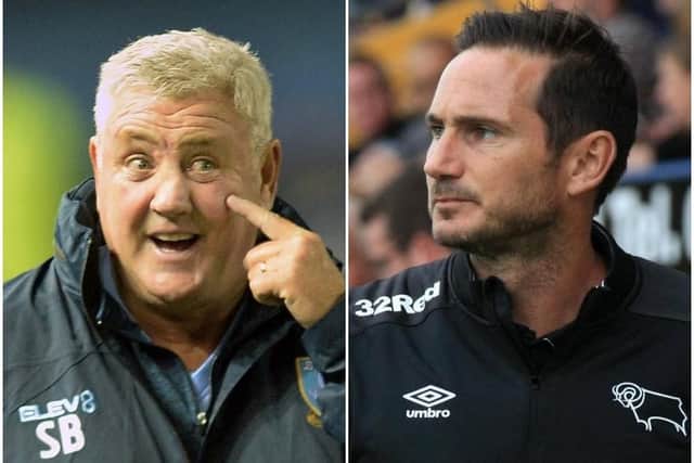 Steve Bruce and Frank Lampard
