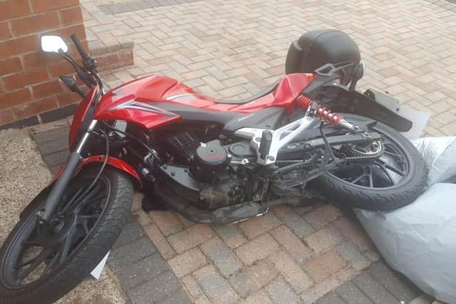 Men attempted to steal a motorbike from the driveway of a house in Handsworth, Sheffield