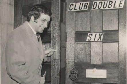 Frankie Vaughan officially opening Double 6 youth club in Woodseats