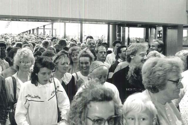 The doors are open - and Meadowhall's reign begins.
