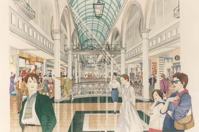 How it was envisaged Meadowhall would look ahead of its opening.