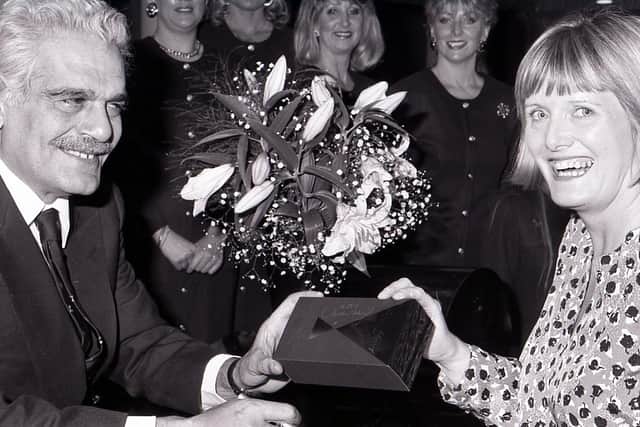 Film star Omar Sharif was among one of the early visitors.