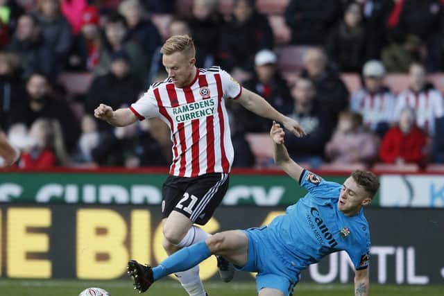 By a distance United's best player, to the point that Ryan Williams is still trying to look for the ball after four or five 'chops' sent him spinning. A superb cross nearly saw Stevens score and a deserved goal capped a fine display