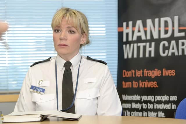 Det Supt Una Jennings of South Yorkshire Police launching Operation Sceptre.
