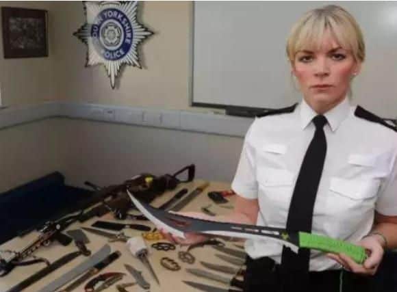 Det Supt Una Jennings is overseeing a week-long crackdown on knife crime in South Yorkshire