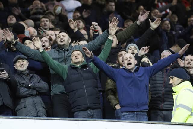 Supporters at this month's Sheffield derby: Simon Bellis/Sportimage