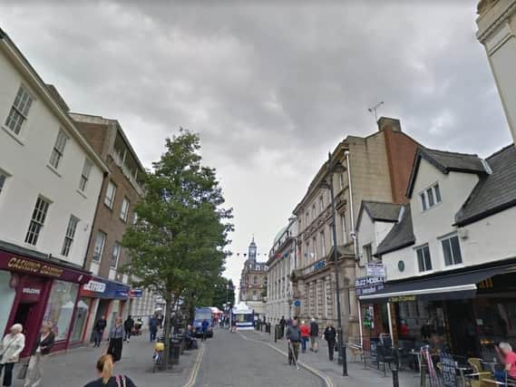 A cannabis farm was found in the middle of Doncaster town centre yesterday