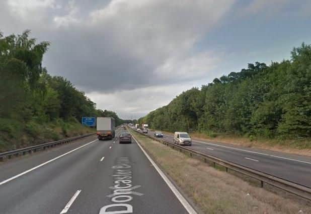 The A1(M) motorway near Doncaster (pic: Google)