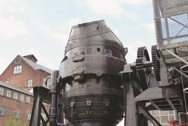 Bessemer converter at Kelham Island Industrial Museum - courtesy of Sheffield Industrial Museums Trust