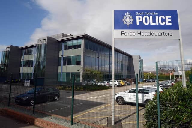 PC Birkett faced a South Yorkshire Police misconduct hearing today.