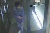 The suspect captured on CCTV footage near Park Hill flats