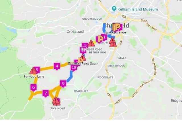 Sheffield Half Marathon Road Closures 2019