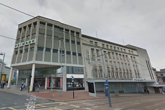 The old Primark building in Sheffield city centre (pic: Google)