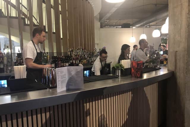 The Department of Drinks wraps around the building's central staircase and stocks Freedom brewery beer, a carefully selected wine list and cocktails