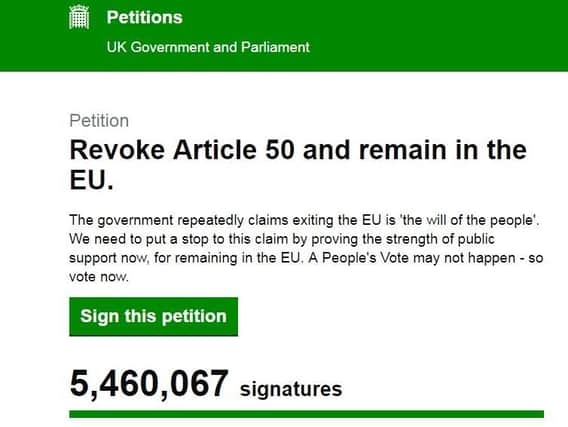 The petition has now attracted more than 5.4 million signatures