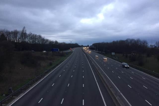The crash led to the closure of the M1 motorway for around nine hours.