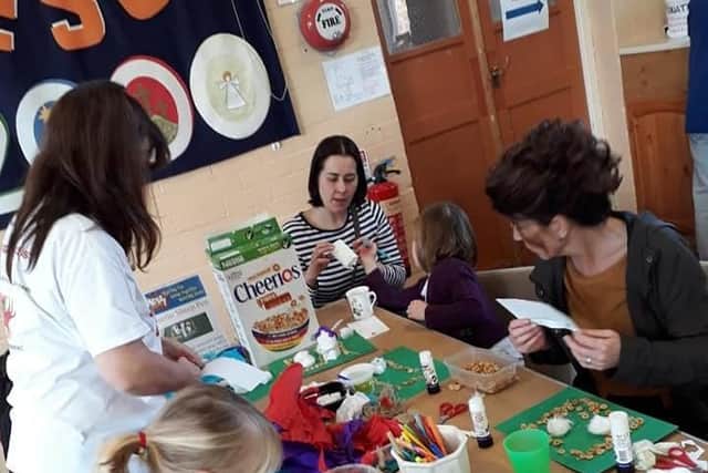 Through themed crafts Greenhill Methodist Church help whole families to explore the Christian faith