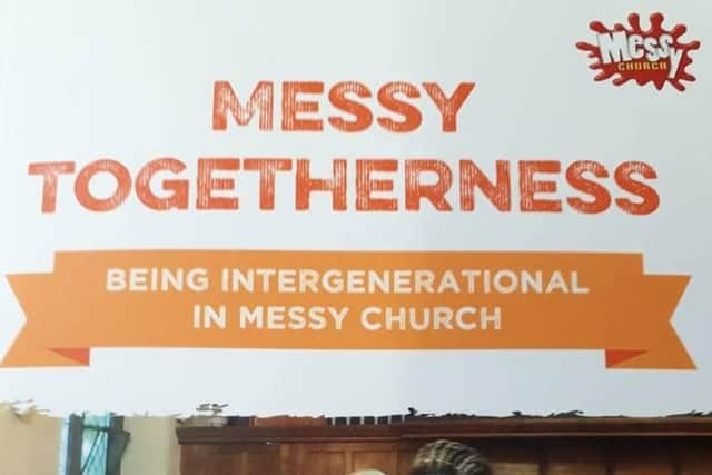 Messy Church is a form of church for children and adults that involves creativity, celebration and hospitality.