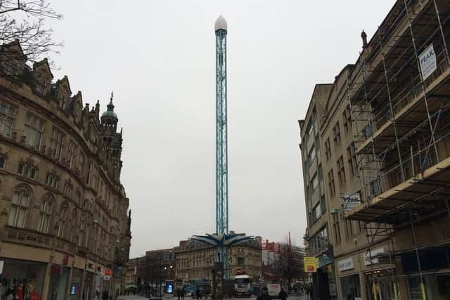 The Starflyer ride will be in Sheffield city centre until May