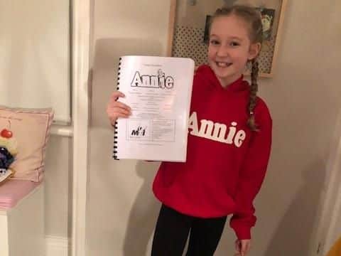 Freya Yates prepares for her biggest role yet, in a touring production of Annie, in the title role as the fiery red-headed orphan
