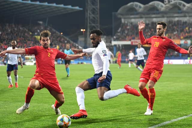 England's Danny Rose in action against Montenegro. Picture: Michael Regan/Getty Images