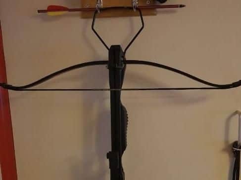 The image of a crossbow which was tweeted to MPs including Angela Smith