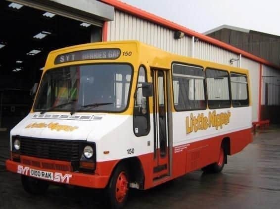 The Little Nipper fleet in its distinctive red and yellow livery was a familiar sight on Sheffield roads in the 80s and 90s.