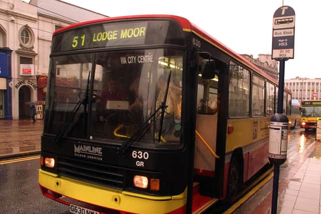 The red and yellow Mainline fleet operated across South Yorkshire.