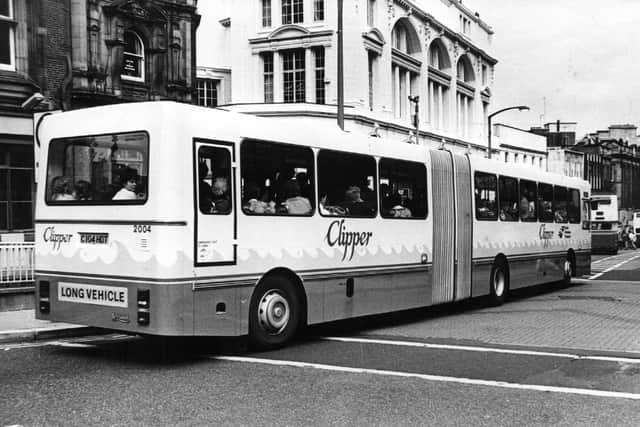 Officially known as the Clipper, Sheffielders instantly nicknamed this service the bendy bus.