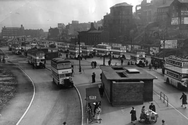 This vintage photo of Pond Street reveals just how busy it has always been as Sheffield's central bus hub.