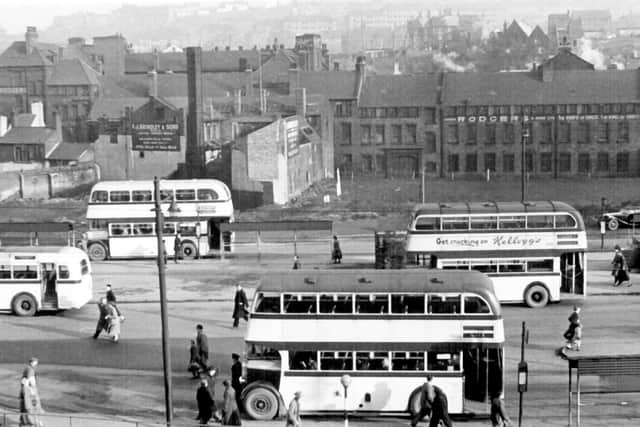 A vintage shot of Pond Street.
