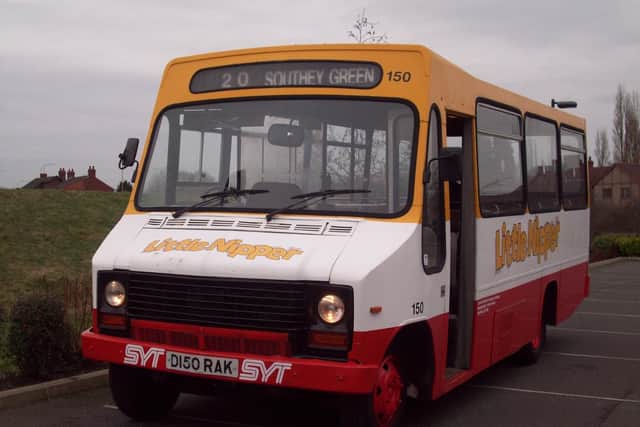 The Little Nipper minibus fleet served many of Sheffield's estates in the 1980s.