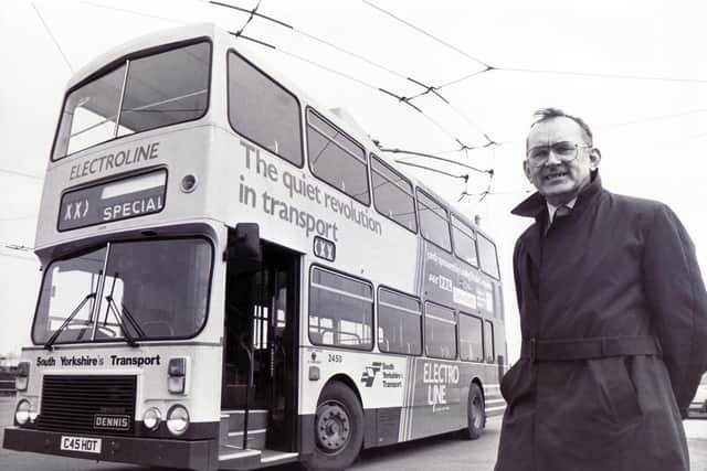 The Electroline electric bus service was proposed for South Yorkshire in the 1980s, but despite extensive tests, it never entered service.