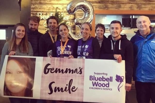 Lauren and Heather hope to raise plenty of funds for Bluebell Wood hospice, on the 10th anniversary of Gemma's death